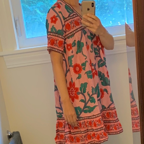 J. Crew V-neck tunic dress in floral block print - Picture 13 of 13